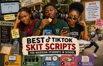 Best TikTok Skit Scripts for Nigerian Students in School