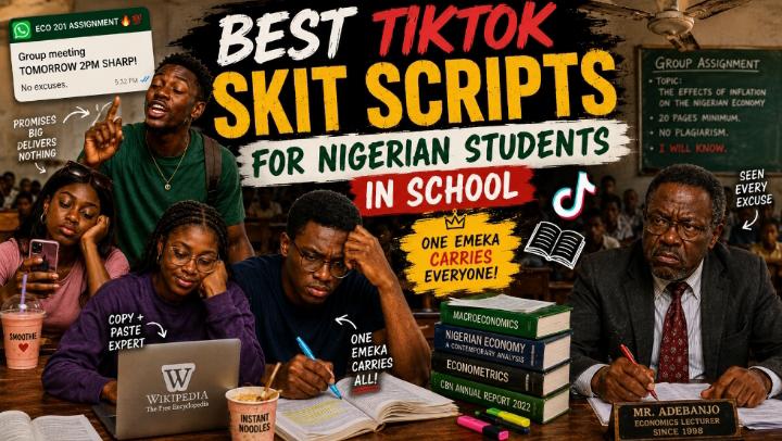Best TikTok Skit Scripts for Nigerian Students in School