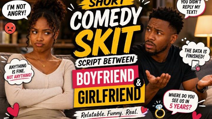 ‎Short Comedy Skit Script Between Boyfriend and Girlfriend