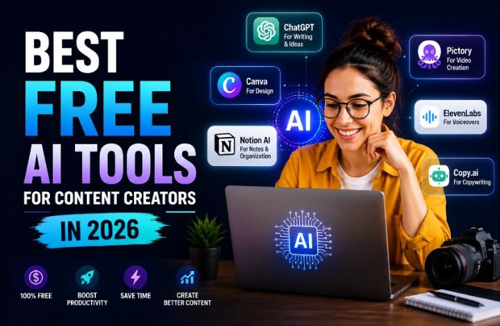 Best free ai tools for content creators in 2026