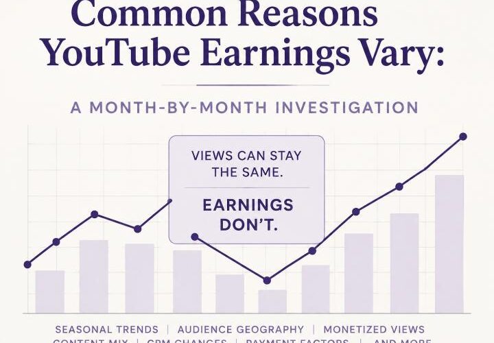 Common Reasons YouTube Earnings Vary