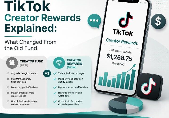 Learn the difference between TikTok Creator Rewards and the old Creator Fund. Discover eligibility requirements, payout changes, qualified views, and how creators earn more in 2026.