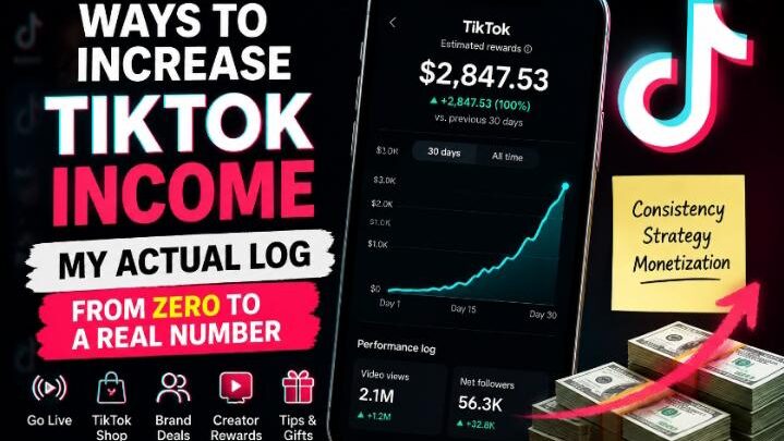 Ways to Increase TikTok Income: My Actual Log From Zero to a Real Number
